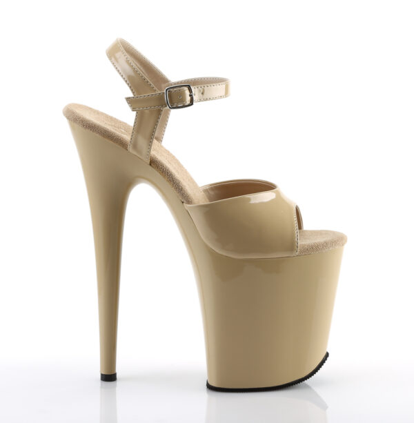 8" Heel, 4" PF Ankle Strap Sandal - Image 5