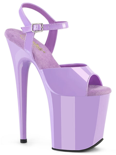 8″ Heel, 4″ PF Ankle Strap Sandal