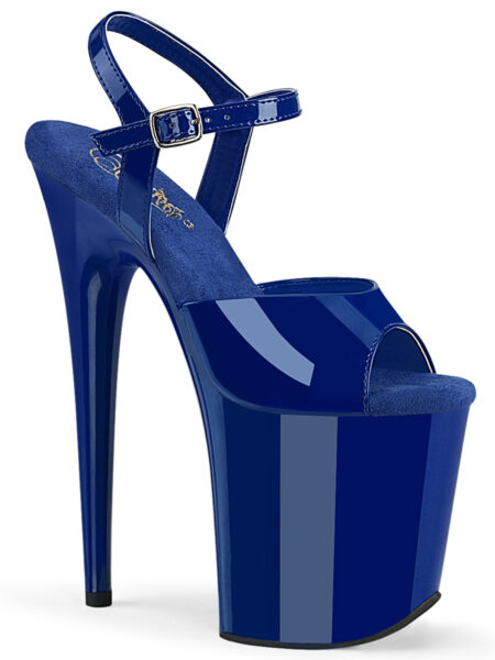 8″ Heel, 4″ PF Ankle Strap Sandal — Pleasure Zone Houston