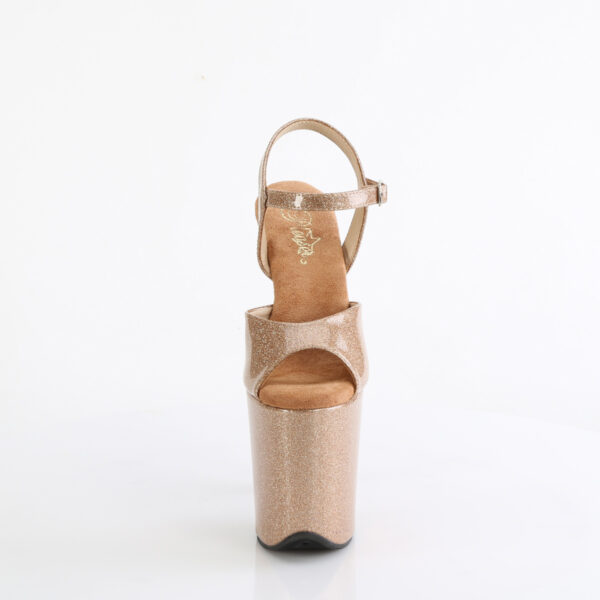 8" Heel, 4" PF Ankle Strap Sandal - Image 2