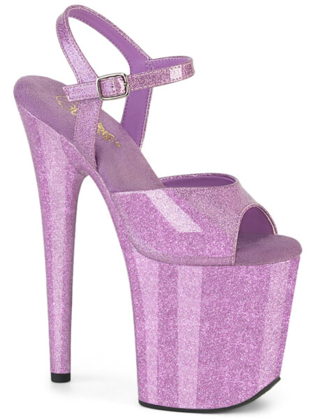 8" Heel, 4" PF Ankle Strap Sandal