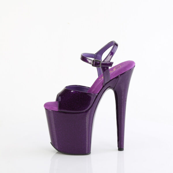 8" Heel, 4" PF Ankle Strap Sandal - Image 3