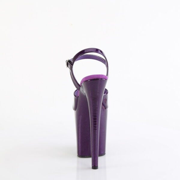8" Heel, 4" PF Ankle Strap Sandal - Image 4