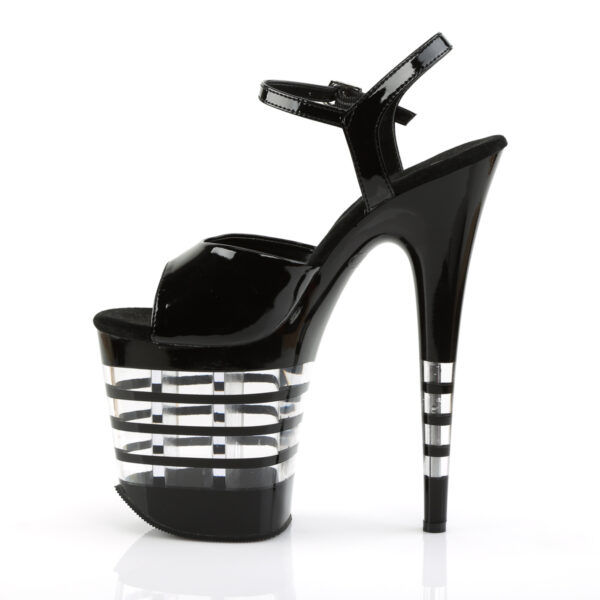 8" Heel, 4" Lined PF Ankle Strap Sandal - Image 3