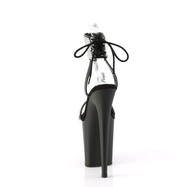 8" Heel, 4" PF Back Tie Ankle Cuff Sandal w/RS - Image 4