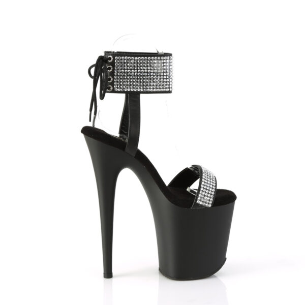 8" Heel, 4" PF Back Tie Ankle Cuff Sandal w/RS - Image 5