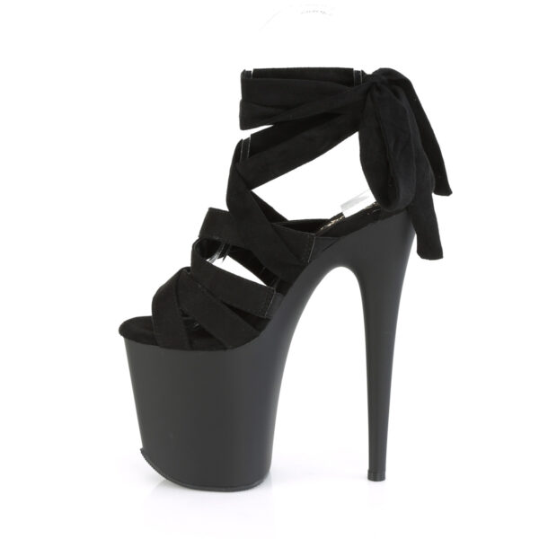 8" Heel, 4" PF Criss Cross Ankle Wrap Sandal - Image 3