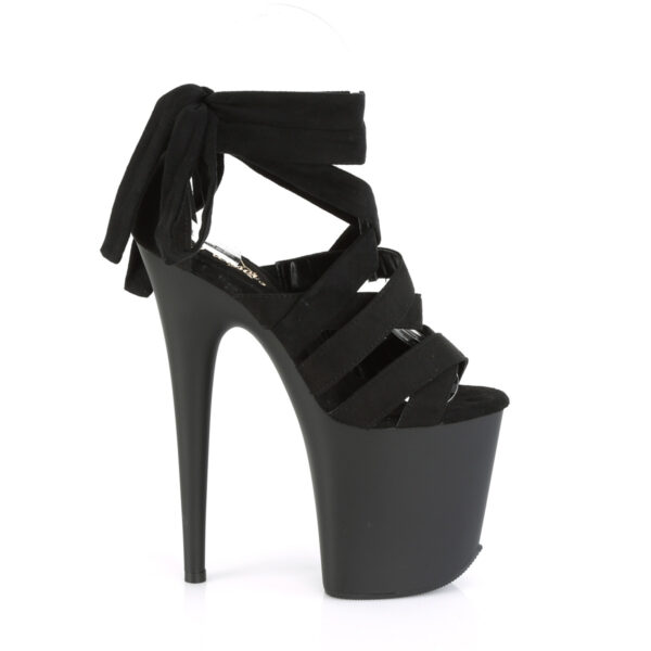 8" Heel, 4" PF Criss Cross Ankle Wrap Sandal - Image 5