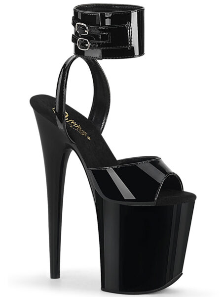 8" Heel, 4" PF Ankle Strap Sandal