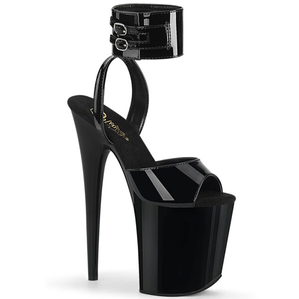 8" Heel, 4" PF Ankle Strap Sandal