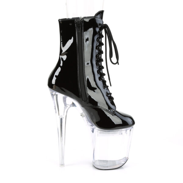 8" Heel, 4" PF LED Illuminated Ankle Boot, Side Zip - Image 5
