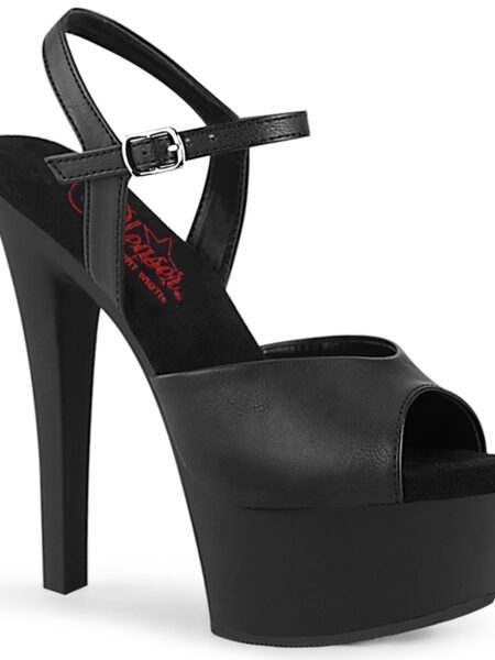 6" Heel, 1 3/4" PF Comfort Width Ankle Strap Sandal