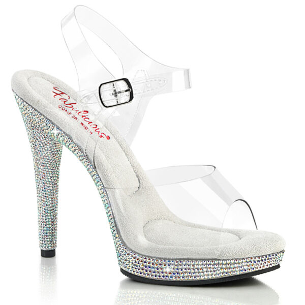 5" Heel, 3/4" PF Ankle Strap Sandal