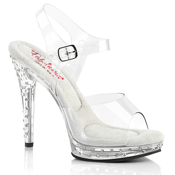 5" Heel, 3/4" PF Ankle Strap Sandal