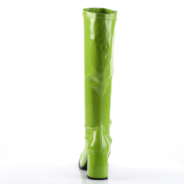 3" Block Heel Gogo Boot, Side Zip - Image 4