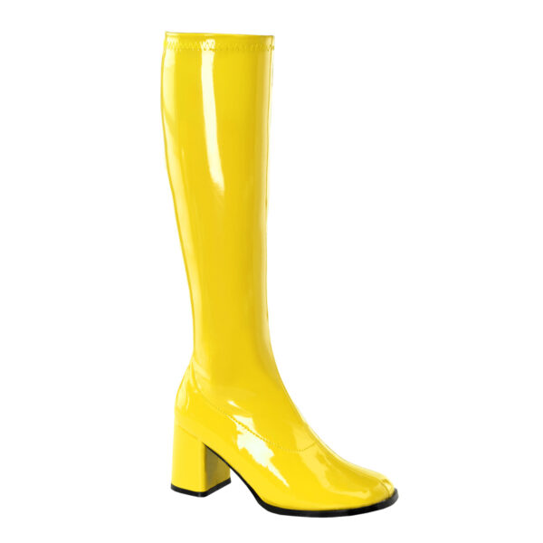 3" Block Heel Gogo Boot, Side Zip