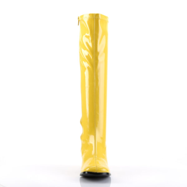 3" Block Heel Gogo Boot, Side Zip - Image 2