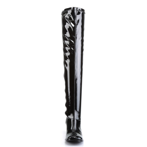 3" Block Heel, Gogo Over-the-Knee Boot, Side Zip - Image 2