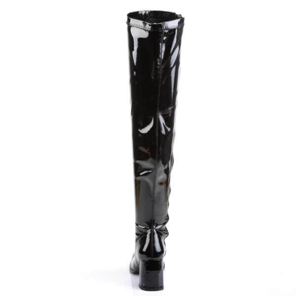 3" Block Heel, Gogo Over-the-Knee Boot, Side Zip - Image 4