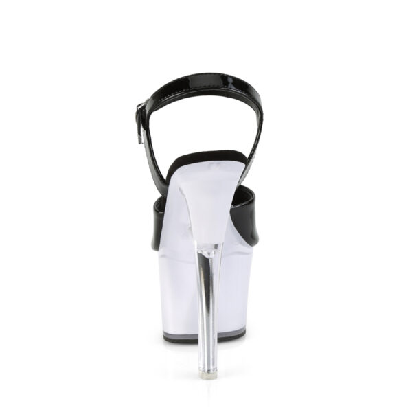 7" Heel, 2 3/4" PF LED Illuminated Ankle Strap Sandal - Image 4