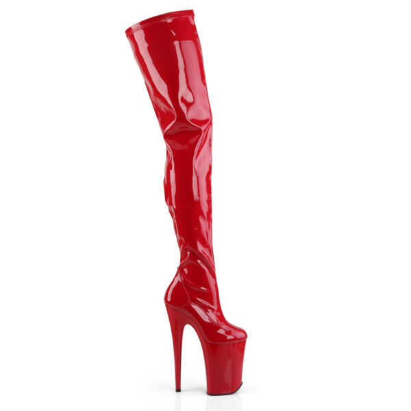 9" Heel, 5 1/4" PF Stretch Crotch Boot, Side Zip - Image 5