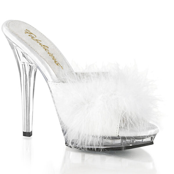 **5" Heel, 3/4" PF Marabou Slipper