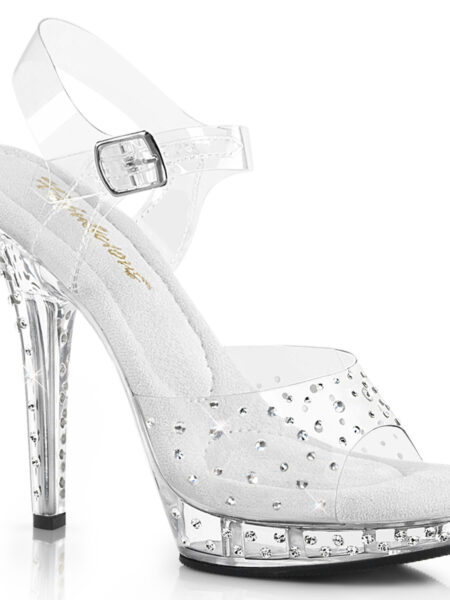 5″ Heel, 3/4″ PF Ankle Strap Sandal — Pleasure Zone Houston