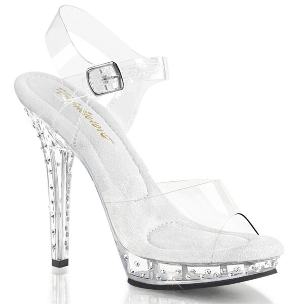 5" Heel, 3/4" PF Ankle Strap Sandal