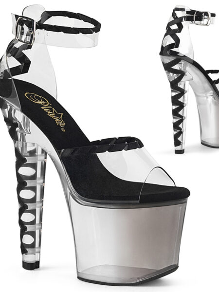 7″ Heel, 3 1/4″ PF Ankle Strap d’Orsay Sandal — Pleasure Zone Houston