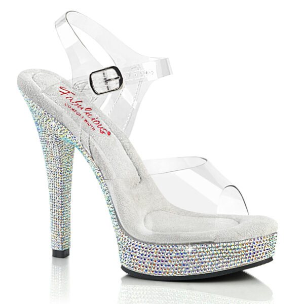 5" Heel, 7/8" PF Ankle Strap Sandal