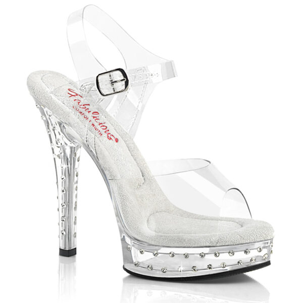 5" Heel, 7/8" PF Ankle Strap Sandal