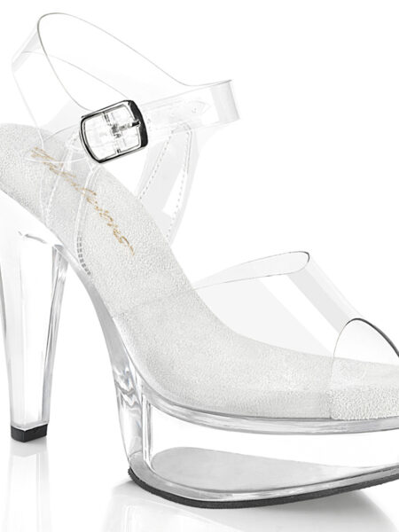 5" Heel, 1 3/4" PF Ankle Strap Sandal