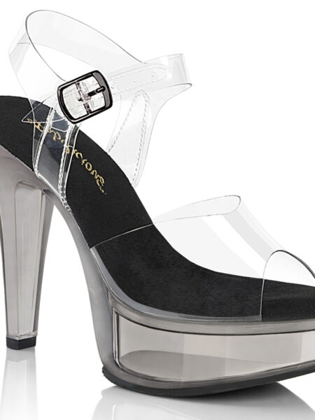 5" Heel, 1 3/4" PF Ankle Strap Sandal