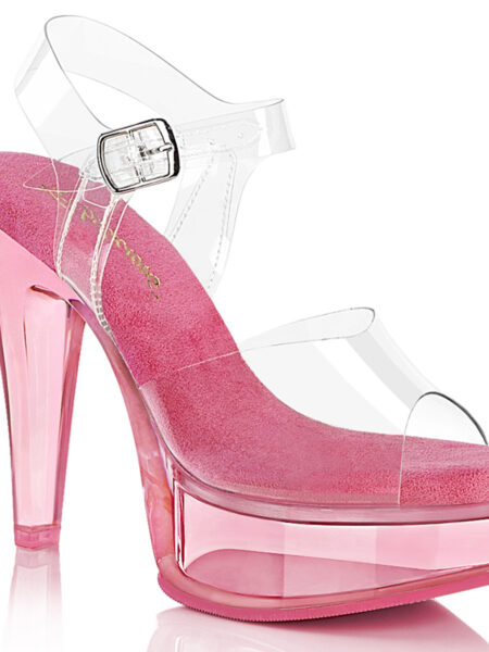 5" Heel, 1 3/4" PF Ankle Strap Sandal