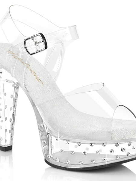 5" Heel, 1 3/4" PF Ankle Strap Sandal