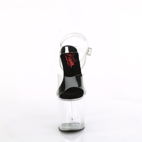 8" Heel, 4" PF Comfort Width Ankle Strap Sandal - Image 2