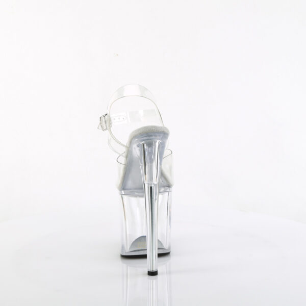 8" Heel, 4" PF Ankle Strap Sandal - Image 4