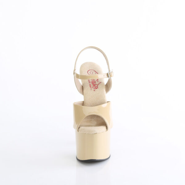 7" Heel, 2 3/4" PF Comfort Width Ankle Strap Sandal - Image 2