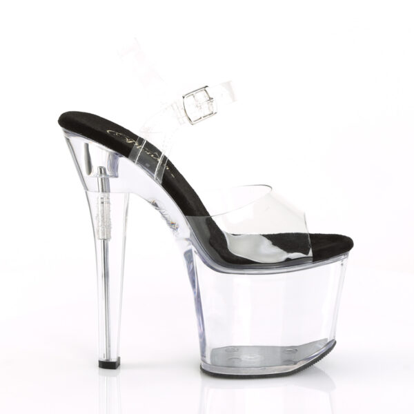 7" Heel, 3 1/4" PF Ankle Strap Sandal - Image 5
