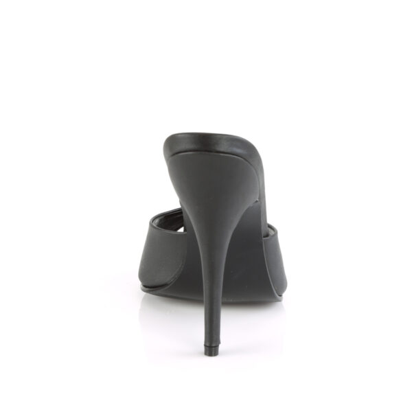 *5" Heel Peep Toe Mule Sandal - Image 4