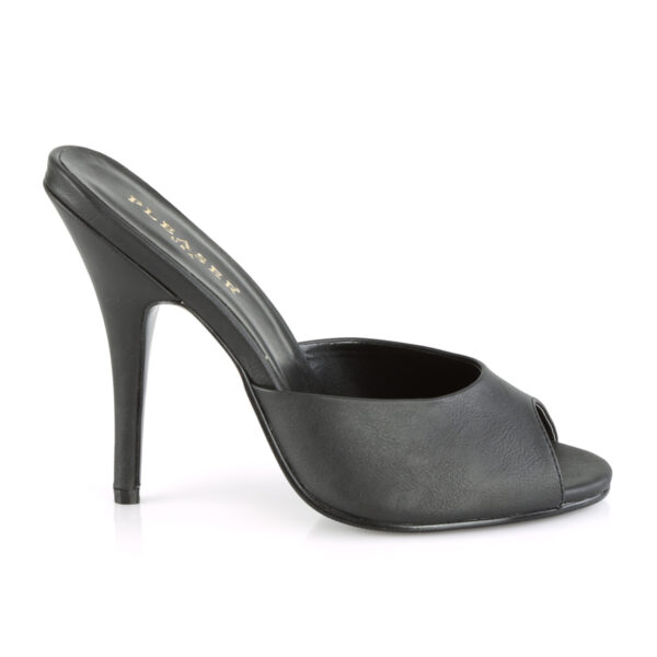 *5" Heel Peep Toe Mule Sandal - Image 5