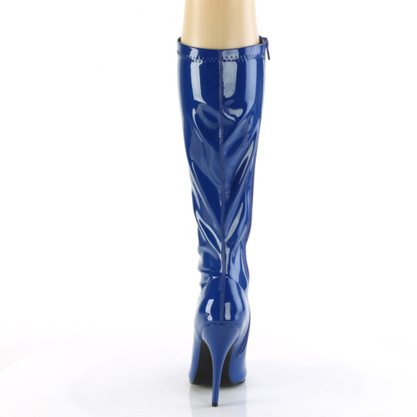 5" Plain Stretch Knee Boot, Side Zip - Image 4
