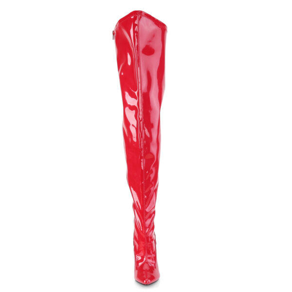 5" Heel Stretch Wide Calf Thigh Boot, Side Zip - Image 2