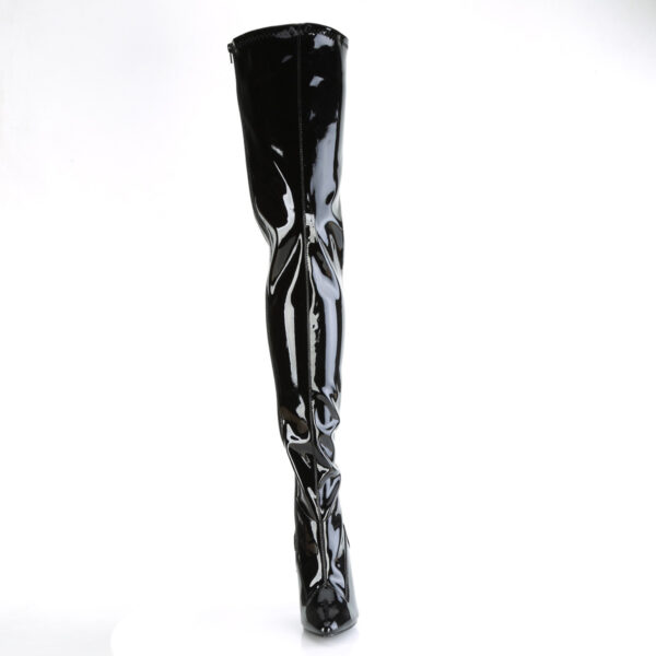 5" Heel Stretch Crotch Boot, Side Zip - Image 2