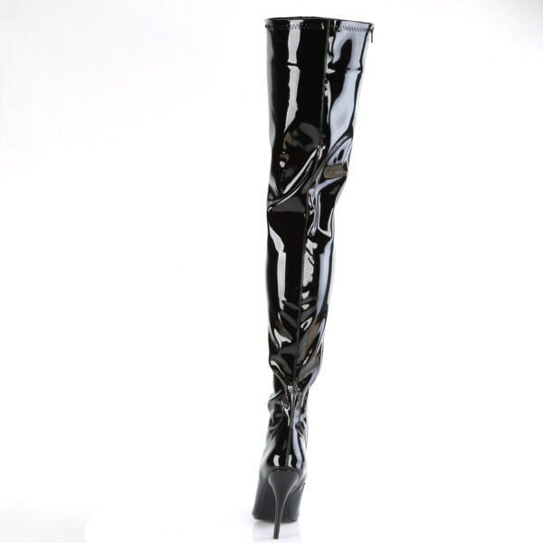 5" Heel Stretch Crotch Boot, Side Zip - Image 4
