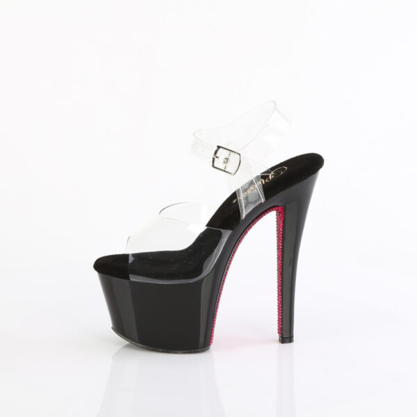 7" Heel, 2 3/4" PF Ankle Strap Sandal - Image 3
