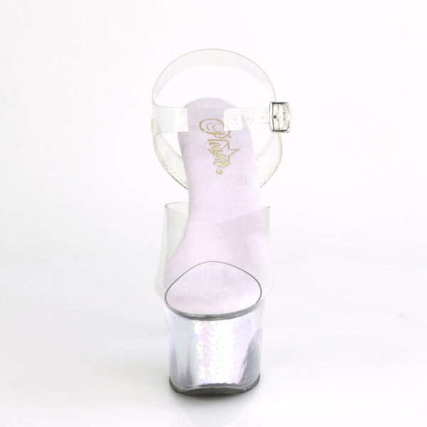 7" Heel, 2 3/4" PF Ankle Strap Sandal - Image 2