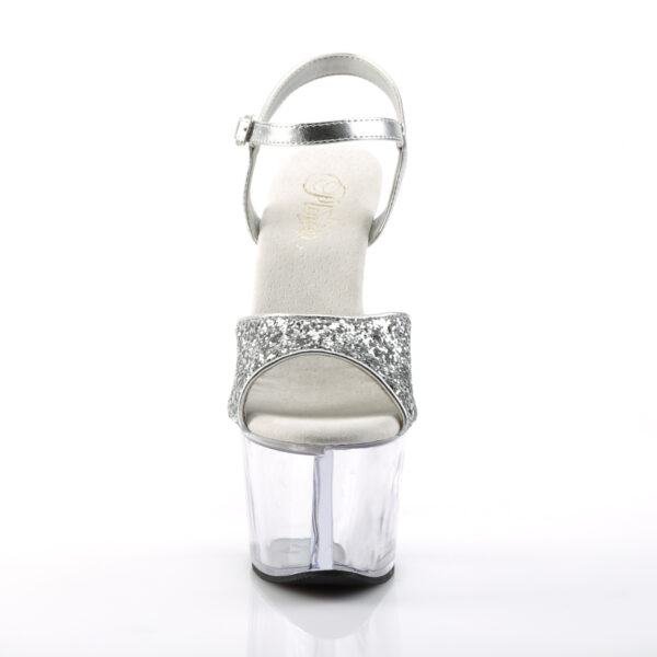 7" Heel, 2 3/4" PF Ankle Strap Sandal - Image 2