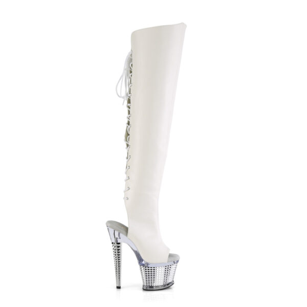 7" Heel, 3" Textured PF Over-The-Knee Boot, Side Zip - Image 5