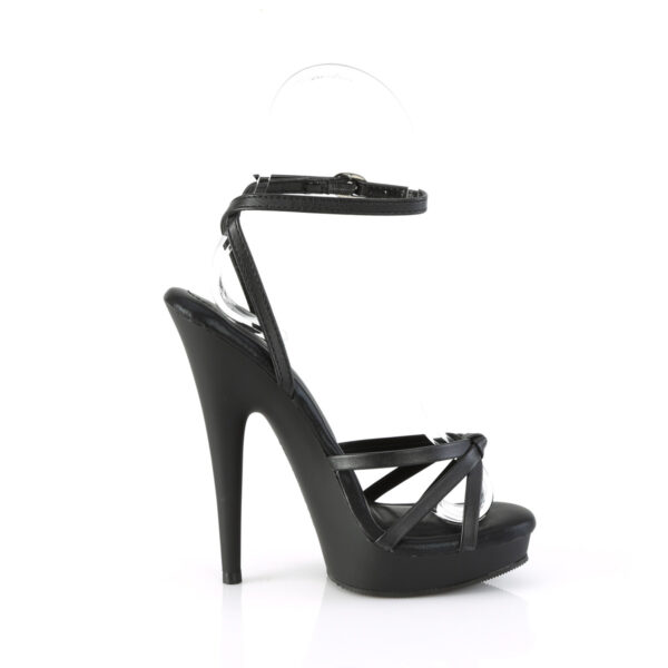 *6" Heel, 1" PF Wrap Around Knotted Strap Sandal - Image 5